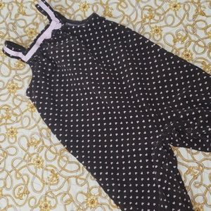 👶Gymboree Heart print Sleeveless Baby Jumpsuit